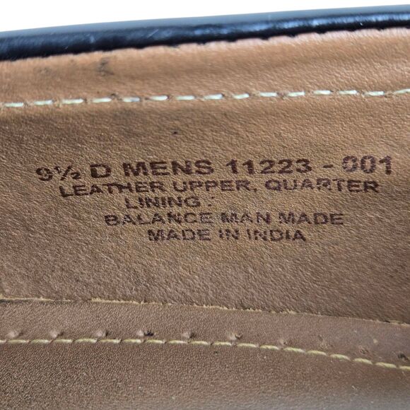 Florsheim Brinson Kiltie Tassel Loafers Sz 9.5 D Wingtip Black Leather Shoes main image 13